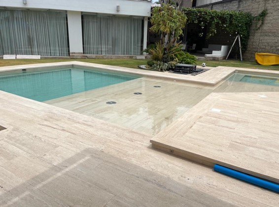 Travertino para arquitectura exterior